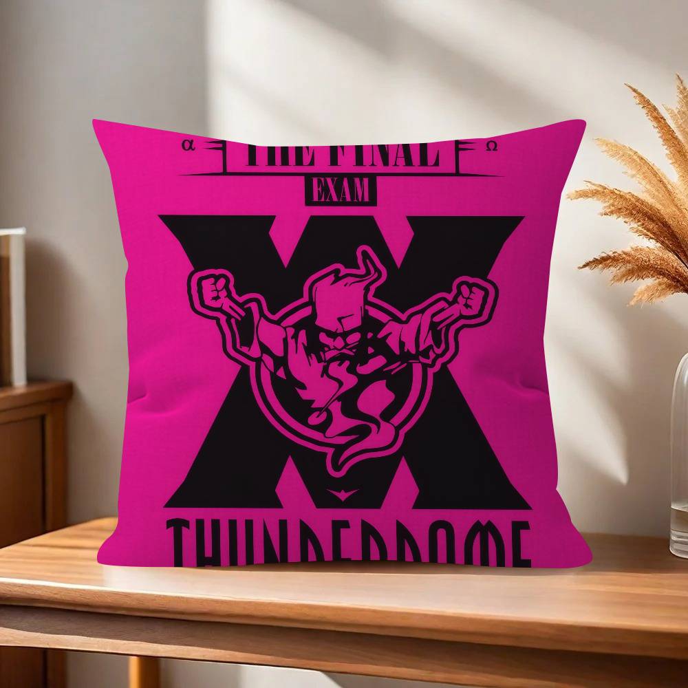 COOL TThunderdomes Logo Cushion Cover Pillow Cover Decor Pillowcase Printed Cushion Case for Couch
