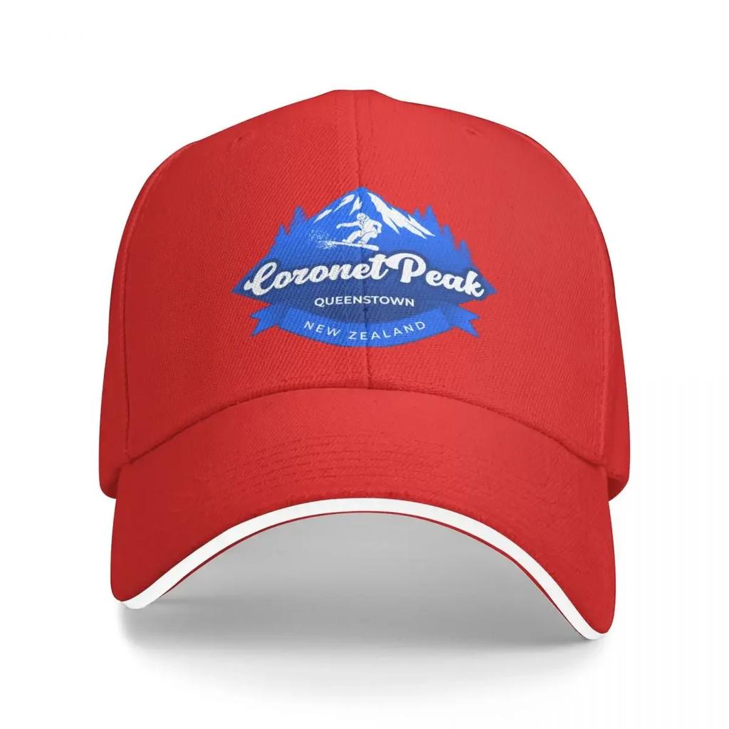 Coronet Peak, Queenstown, Новая Зеландия Бейсбольная кепка Custom Cap черная шляпа дерби Мужская роскошная женская
