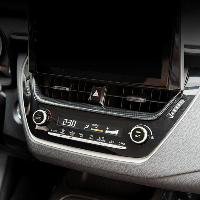 Наклейка на рамку автомобильной навигационной полосы из АБС-пластика для Toyota Corolla E210 2019 2020 2024 2024 2024 2024 Hybrid