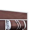 vidaXL Stoffschrank Braun