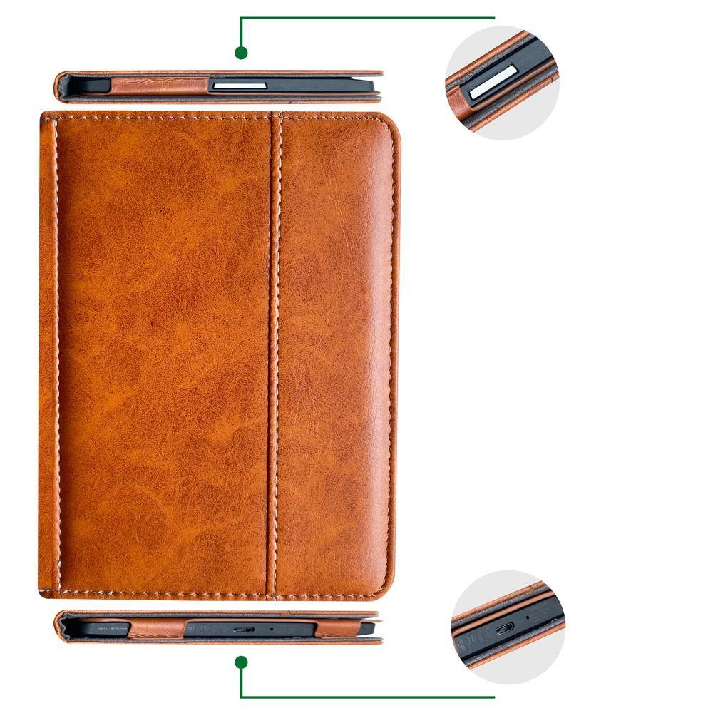 6 Inch E-Reader Case Leather Shell Premium Folio Cover for Kobo Glo