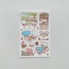 1pc Korean Kawaii Fluffy Hamster Stickers Cute Cartoon Animal Stickers Hand Account Diary Scrapbook DIY Decorative Stickers
