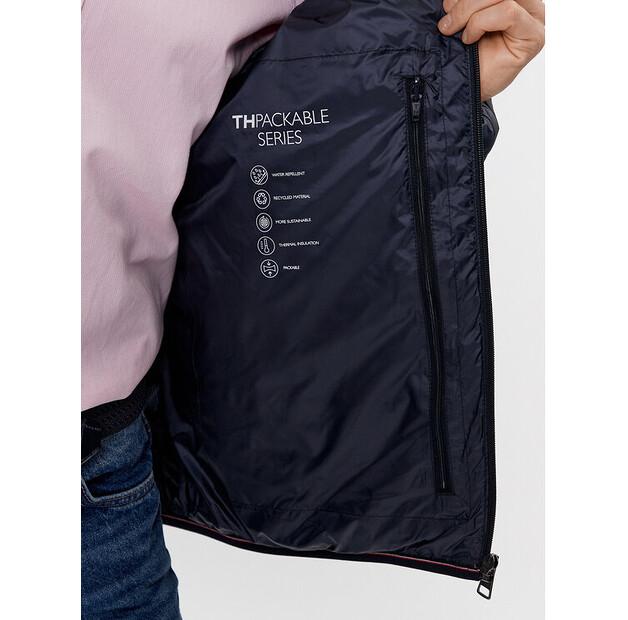 Пуховик Tommy Hilfiger Core Circular MW0MW18763 синий Regular Fit