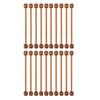 20 шт. Мини деревянные гобеленовые подвесные штанги DIY ручная работа полированные мини гобеленовые шесты деревянные палочки для