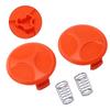 2 шт. Крышка катушки с леской для триммера 385022-03 Для Black & Decker GH400 GL4525 GL5028 GLC120 GLC13 GLC14 GLC1423 GLC1823L GLC1825