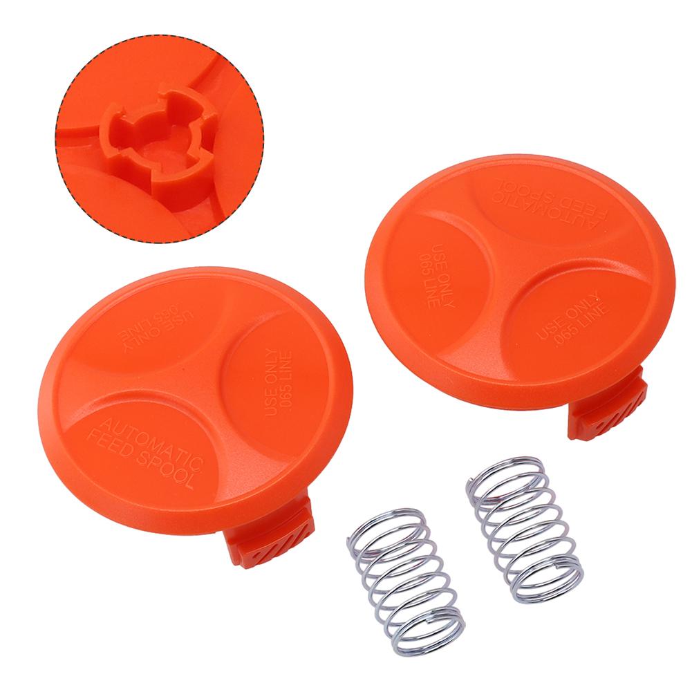 2 шт. Крышка катушки с леской для триммера 385022-03 Для Black & Decker GH400 GL4525 GL5028 GLC120 GLC13 GLC14 GLC1423 GLC1823L GLC1825