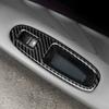 Car Window Switch Stickers Carbon Fiber Trim For Compatible with Alfa Romeo 159 2004-2011