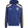 Adidas LA Galaxy UBP Travel Hoodie Logo Stripe Comfortable Long Sleeve Sweatshirt Men Hoodies Dark-Blue JE5532