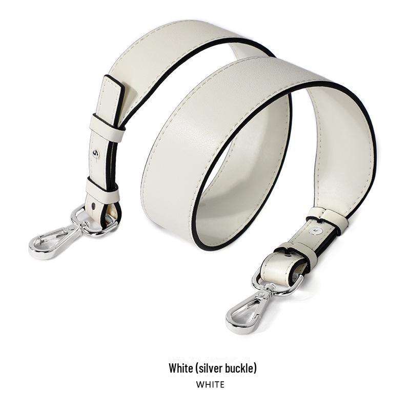 Lychee Pattern Cowhide Bag Replacement Strap - Single, Long, Versatile, Wide Shoulder Style