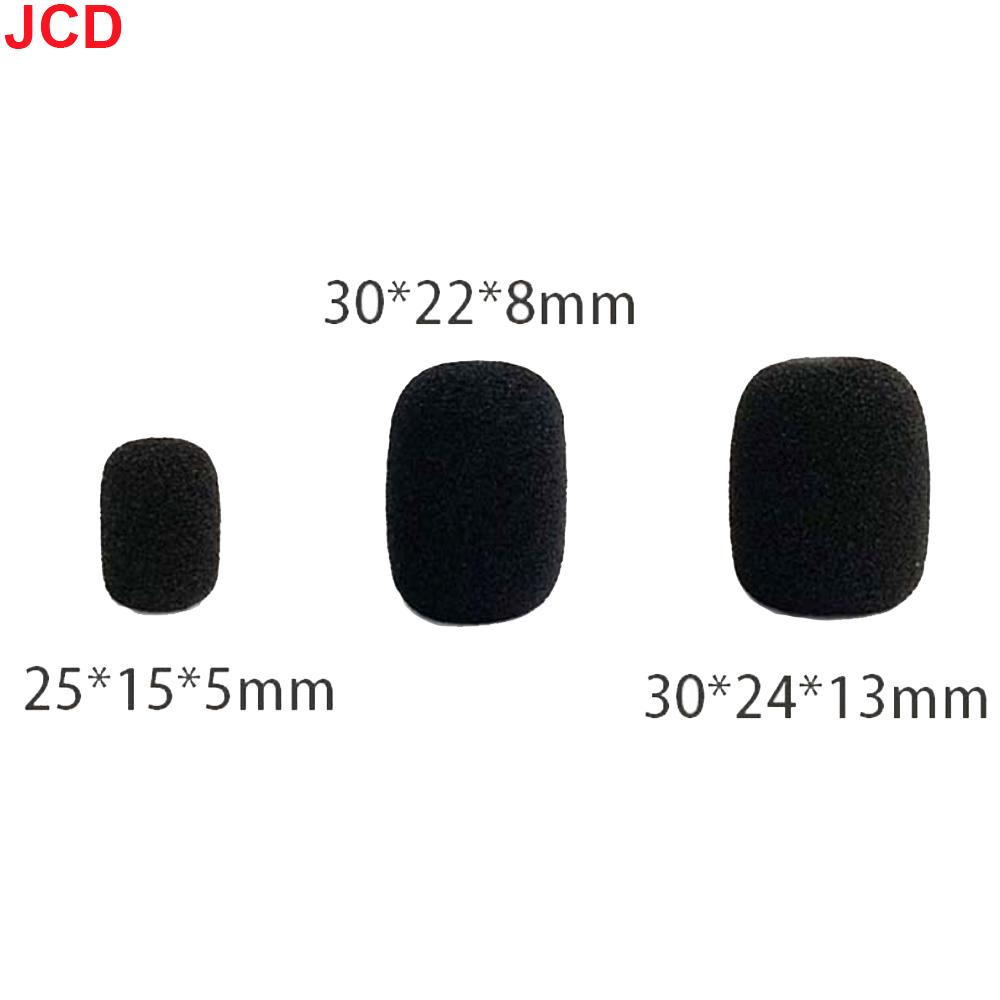JCD 10 шт. Мини-микрофонные поролоновые чехлы Защитные чехлы для микрофона Сменная ветрозащитная губка для гарнитуры Чехол для микрофона