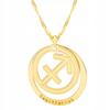 Gold Necklace Zodiac Sagittarius Sagittarius Horoscope Sign 925