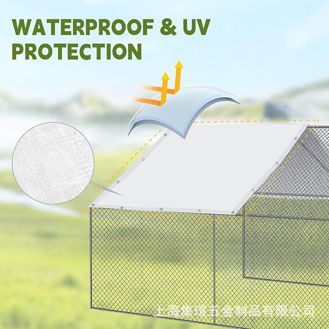 Outdoor Weatherproof Galvanized Chicken and Pigeon Coop