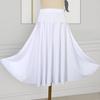 2025 Новая однотонная юбка для танцев в стиле кантри и бальных выступлений с большим подолом