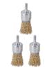 25mm Brass Wire Brush End Wire Brushes Crimp Cup Set