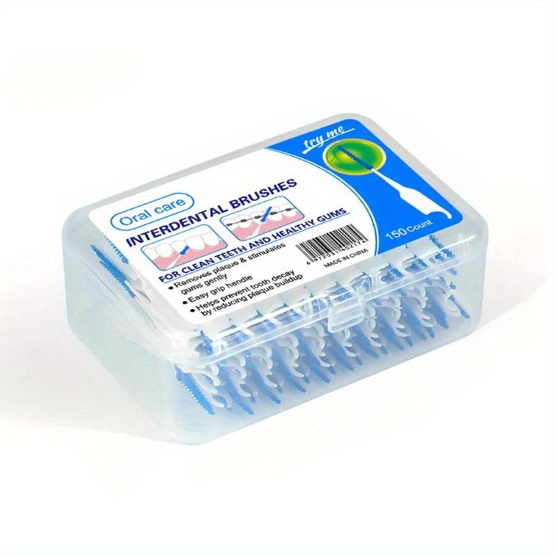 150 шт./кор. межзубные силиконовые щетки зубочистки щетка между зубами зубная нить оральные скобы чистка с нитью
