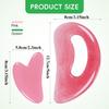 Resin Body Gua Sha Tool Cellulite Guasha Tool for Body Body Massage Tools Lymphatic Drainage Tool Women's Body Shaping Tools