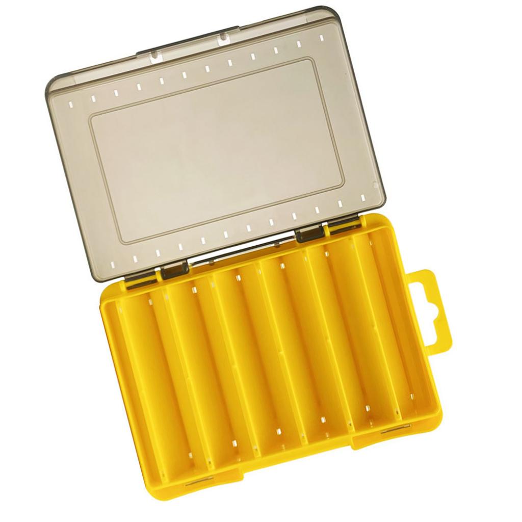 Водонепроницаемые органайзеры для рыболовных снастей, двусторонняя коробка для снастей, сумка для переноски снастей, прозрачный ящик для хранения рыболовных приманок