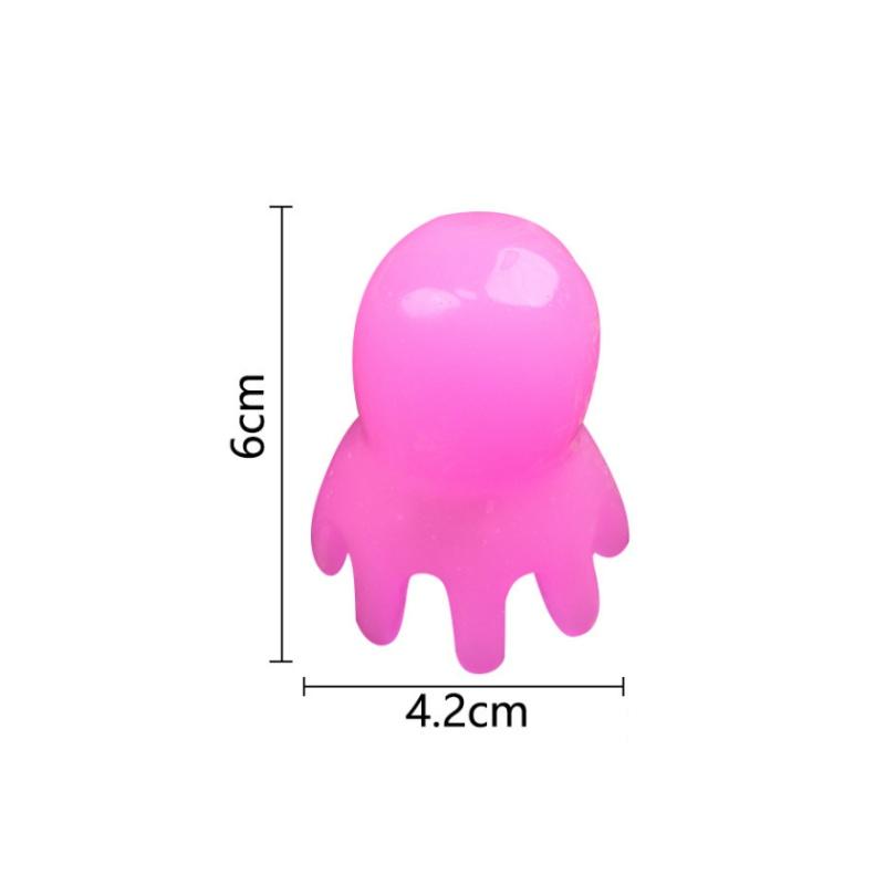 1 шт., расческа для акупунктурного массажа в форме головы осьминога с широкими зубьями, для спины, шеи и ручного глубокого массажа спины