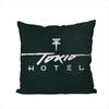 Подушка с принтом Tokio Hotel Чехол для подушки для автомобиля дивана Декоративная домашняя двусторонняя печать Плюшевая квадратная подушка-плед Чехол для подушки