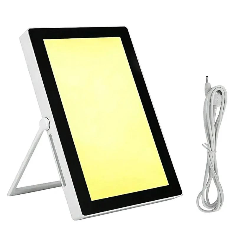 35000 Lux LED SAD Light Daylight Therapy Lamp Happy Mood Light Touch Dimmable for Winter Anti Depression LED Night Lights