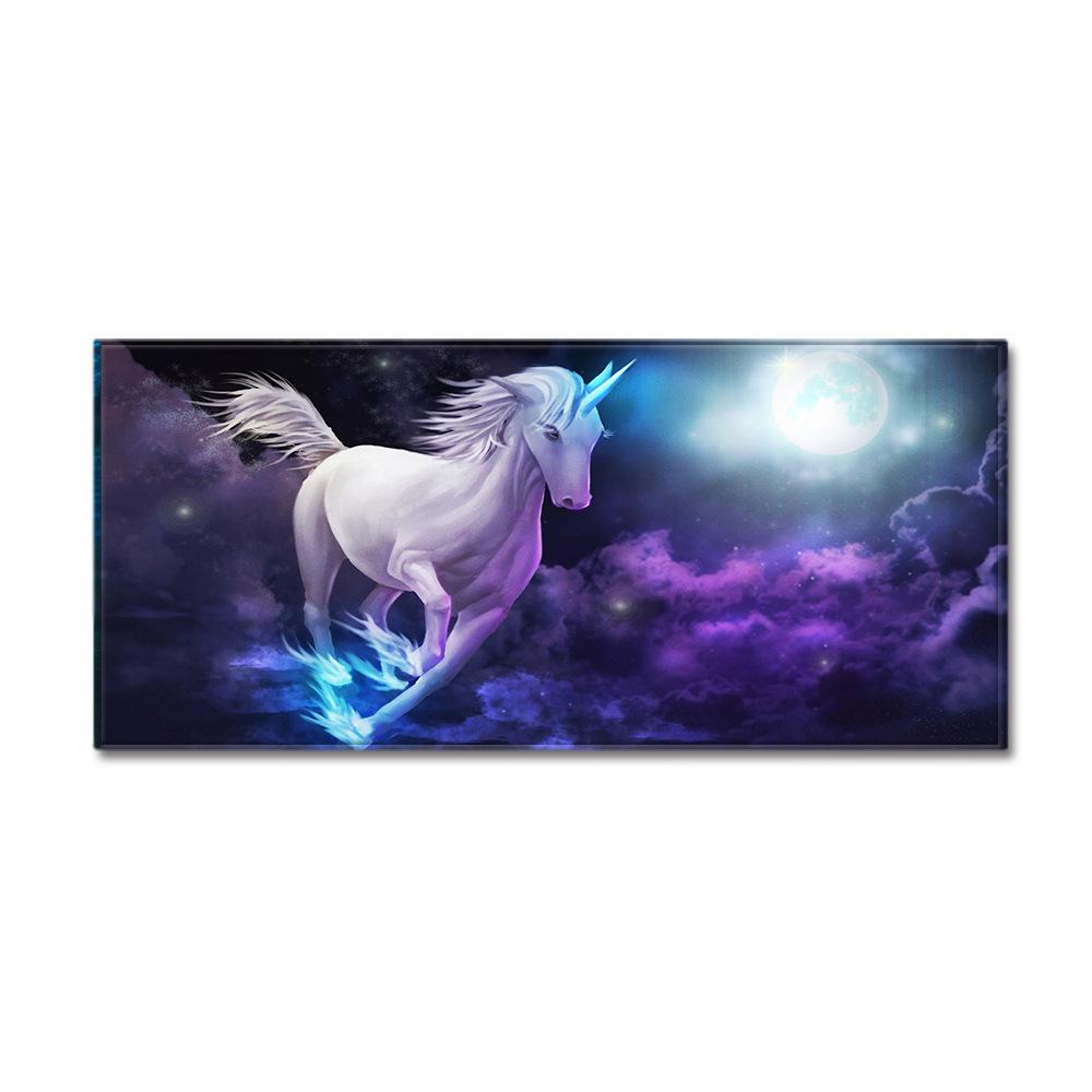 Unicorn Carpet Long Floor Mat Love Theme Doormat