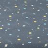 1 Simple Modern Outer Space Printed Matte Fitted Sheet, Bedroom Printed Bed Cover, Bedding (Excluding Pillowcases)