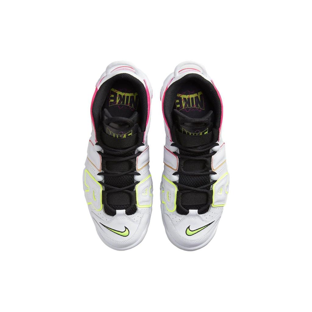 Nike Air More Uptempo Electric Women Sneakers White Volt Hyper-Pink FD0865-100