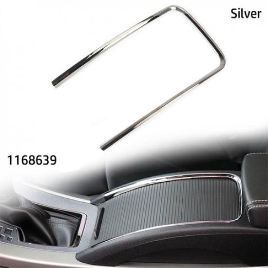 Chrome Centre Console Cup Holder Storage Box Trim For 2010-2013 Buick LaCrosse