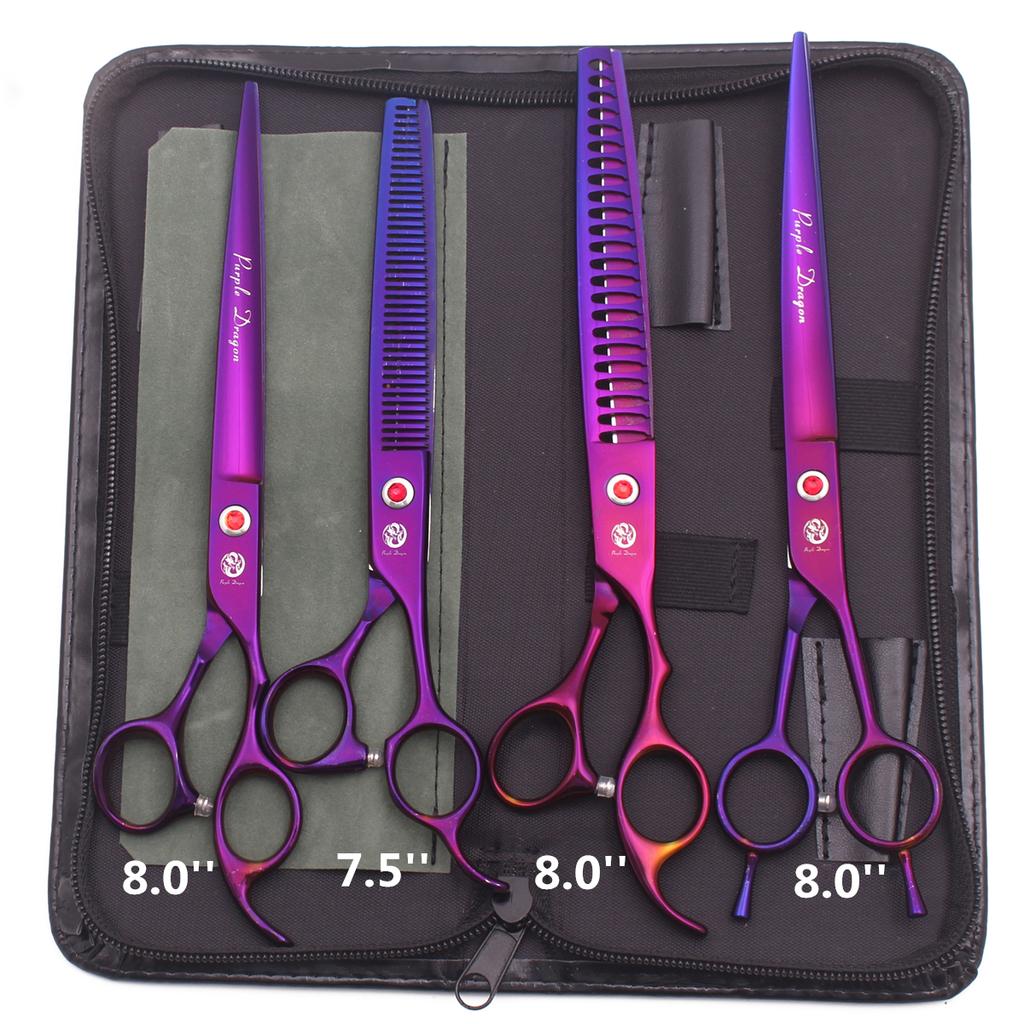 7.0'' 8.0'' ножницы для ухода за домашними животными филировочные ножницы профессиональные изогнутые ножницы для кошек и собак расческа для стрижки волос Z3005