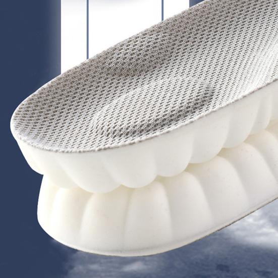 2 пары амортизирующих стелек для обуви, стельки из пены с памятью, дышащие вставки для кроссовок, стельки с поддержкой свода стопы для женщин и мужчин