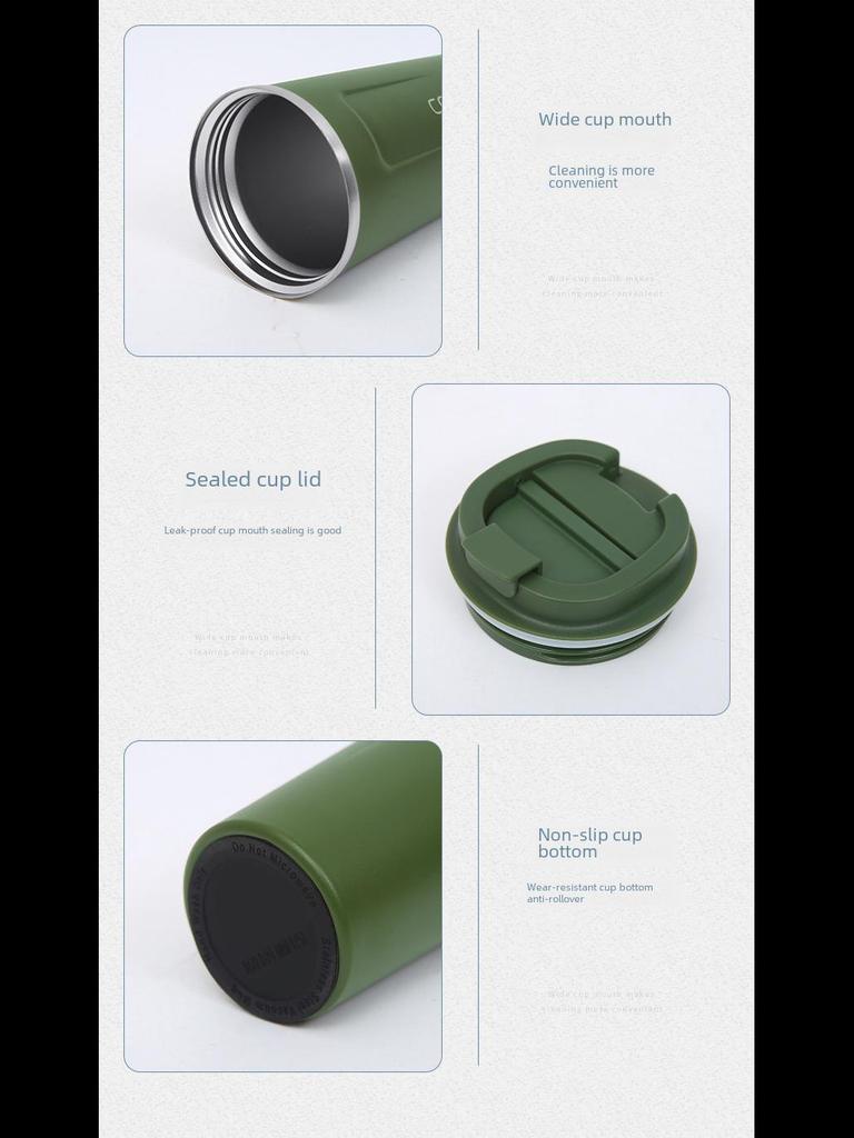 Портативная термокружка для кофе и чая из нержавеющей стали 304 с вакуумной изоляцией — бизнес-подарок второго поколения