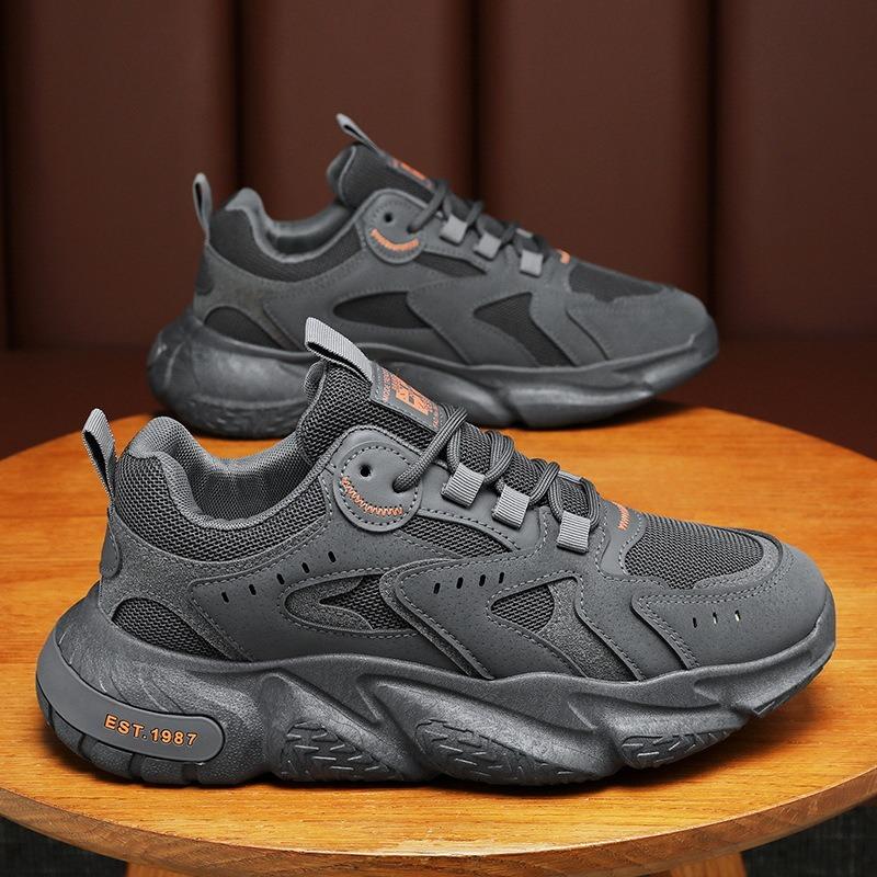 Осенняя мужская обувь новая дышащая сетчатая обувь мужская спортивная обувь модная универсальная платформа повседневная беговая обувь для папы