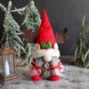 2 шт. Рождественские декоративные куклы Сто Настольный гном Подарок Украшение Рождественские украшения Милые гномы Ткань