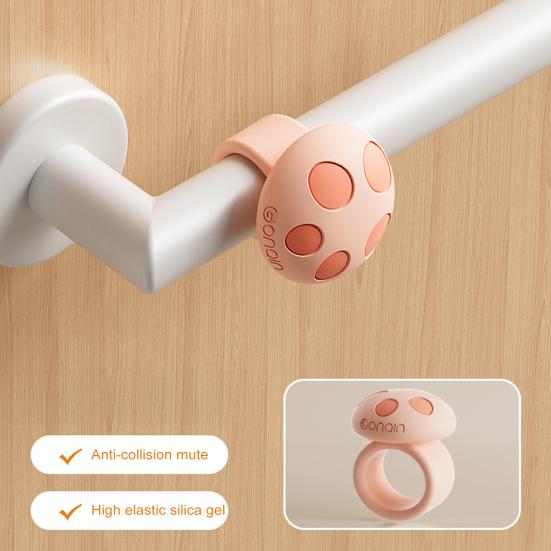 1/3 шт. Грибок дверная ручка бампер кольцо силиконовый дверной стопор настенный протектор дверная ручка ручка антистолкновительное кольцо дверной рычаг буфер бампер