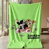 Soft Flannel Blanket Lightweight Cozy Bedroom Living Room CoverPumuckl