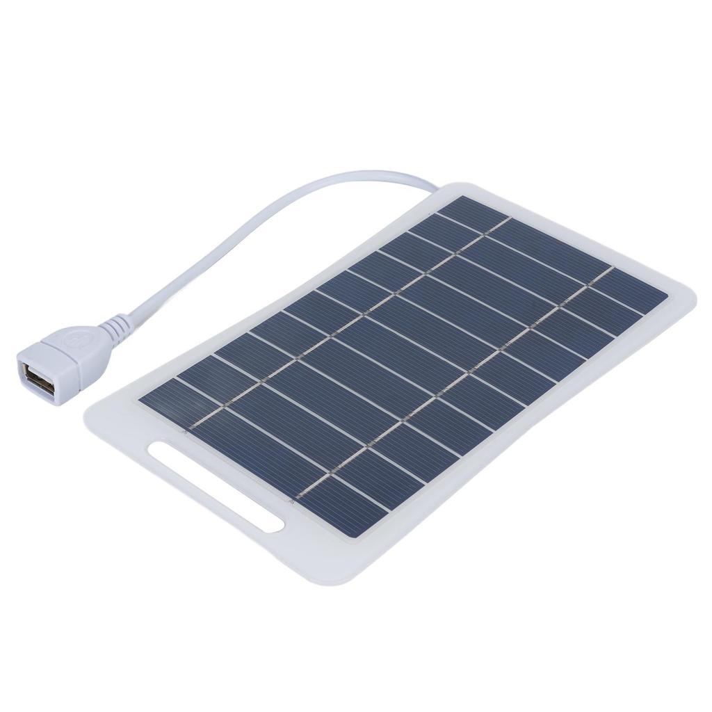 Portable Solar Panel Monocrystalline Silicon USB Solar Charging Panel for Outdoor RV Camping Hiking