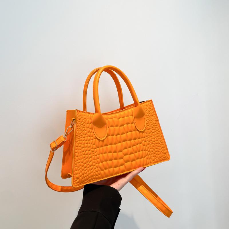 Текстура ретро-дизайн крокодиловый узор сумка модный темперамент простая сумка через плечо маленькая квадратная сумка