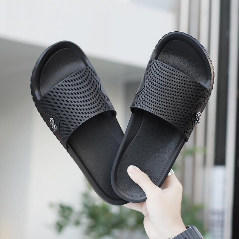 Летняя верхняя одежда, модные модные нескользящие тапочки с мягкой подошвой, мужские тапочки