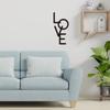 1pc LOVE Metal Sign Vertical Design Elegant Metal Wall Decor Stylish LOVE Word Art for Nursery, Bedroom, & Lobby Wall Decoration