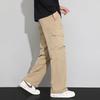 JEEP SPIRIT Men's Multi-Pocket Loose Straight Cargo Pants
