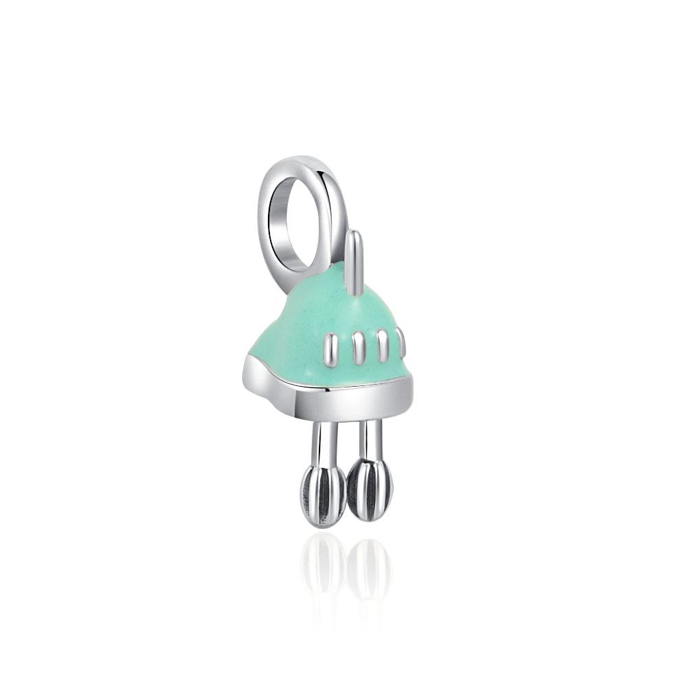 New in Flower heart landmark building Charm Beads Fit 925 Silver women Bracelet DIY Jewelry Gift
