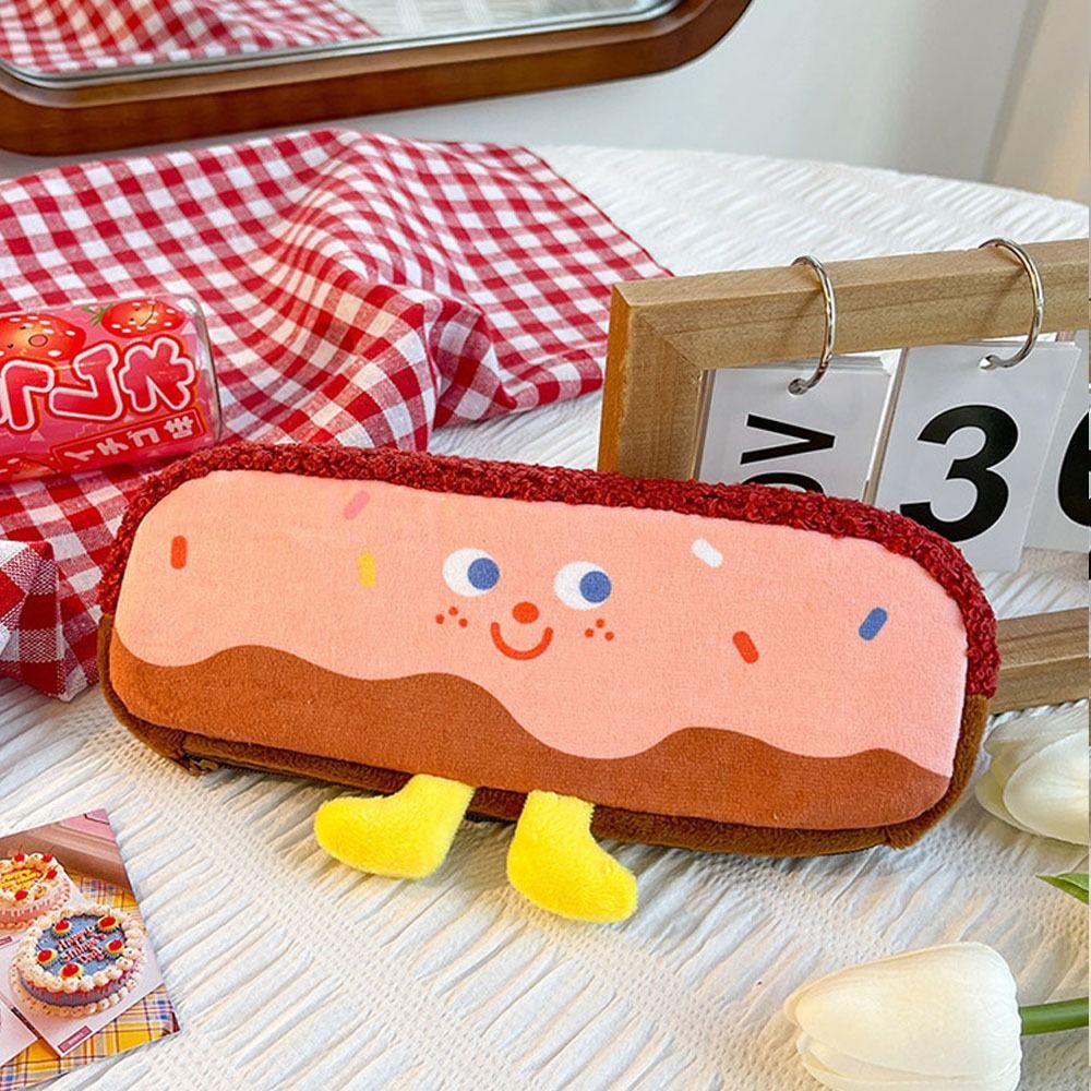 Bags Large Capacity Korean Style Pencil Pouch Comestic Bag Stationery Bag Cartoon Pencil Case
