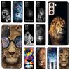 Черный силиконовый чехол для телефона с рисунком супер льва для Samsung Note 20 Ultra 10 9 8 Galaxy S20 Fe S21 S22 5g S10 Plus, матовый мягкий чехол