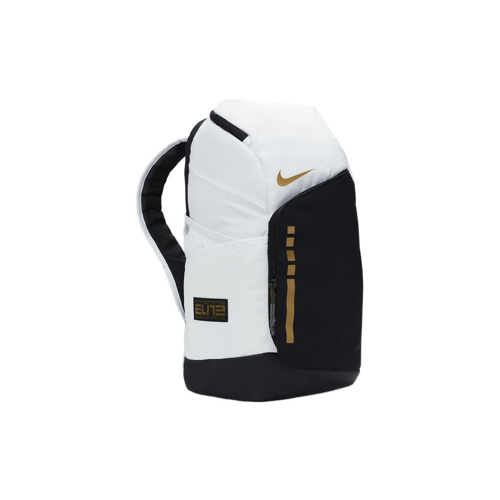 Nike Рюкзак Hoops Elite Белый/Черный/Металлическое Золото Унисекс Рюкзаки DX9786-100