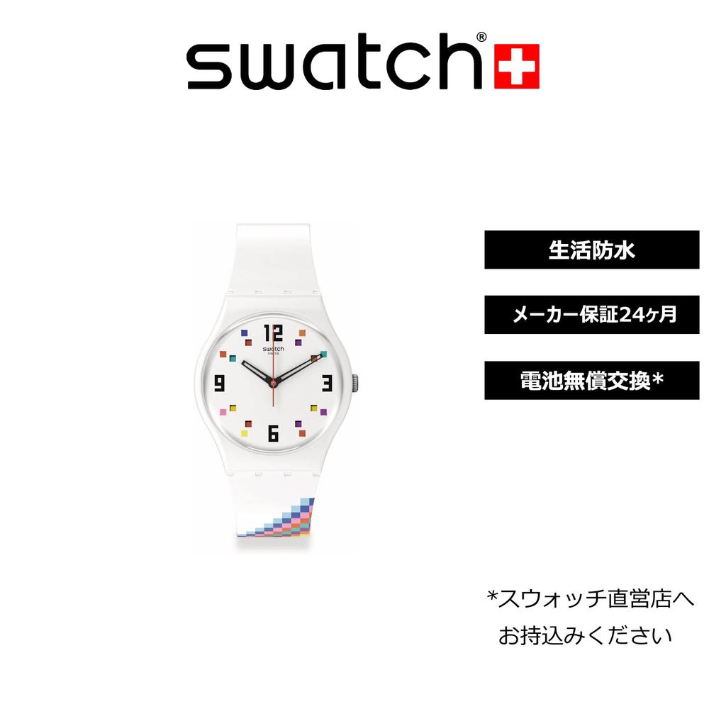 Часы SQUARES THE MARCH COLLECTION SO28W700 White [Swatch] MERRY-GO-ROUND