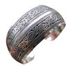 Tibetan Silver Plated Tibet Totem Bangle Jewelry Cuff Wide Bracelet Antic Women