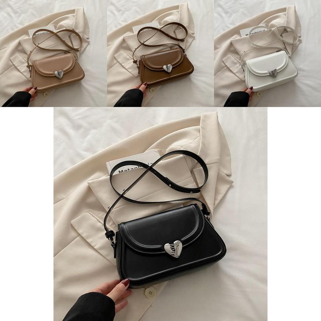 Streetwear Pu Small Shoulder Bag With Stitching For Casual Use