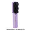 Беспроводной выпрямитель для волос, электрическая горячая расческа, защита от ожогов, перезаряжаемая портативная выпрямляющая щетка для путешествий и дома