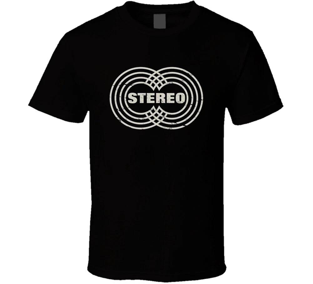 Футболка с принтом Stereo Sound Record