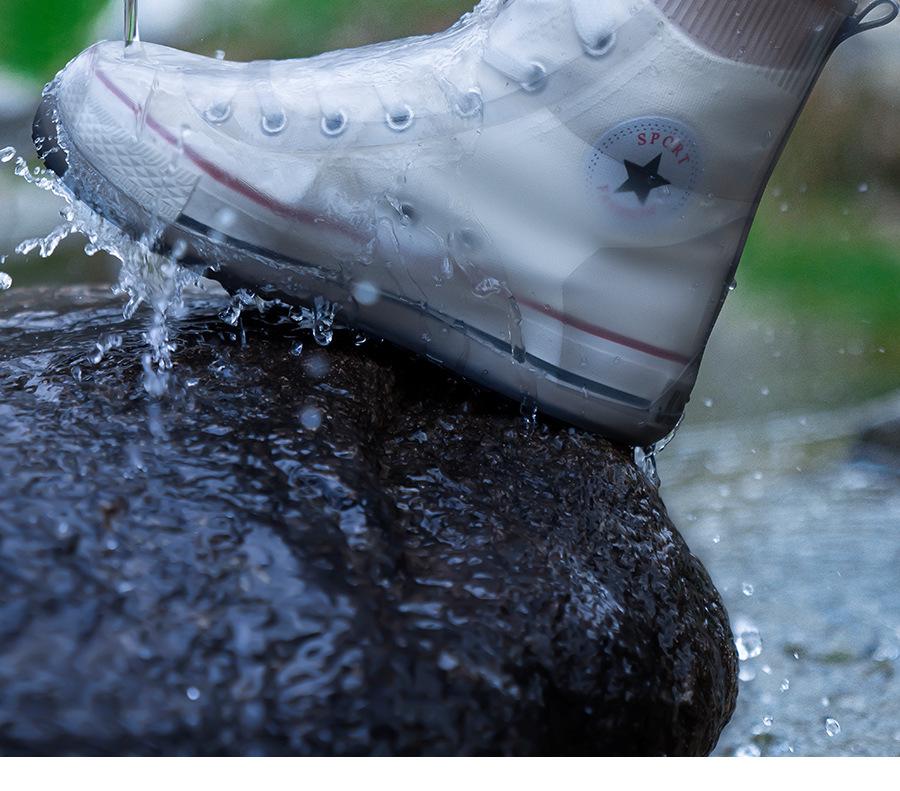 Унисекс Водонепроницаемые Нескользящие Силиконовые Резиновые Сапоги - Прочные, Утолщенные и Износостойкие для Дождливых Дней